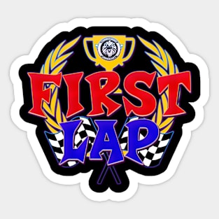 First Lap Sticker